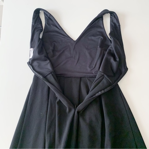 Lush fit and flare skater dress black size medium - Picture 7 of 7